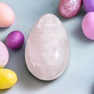 Rose Quartz‎ Crystal Egg Meditation Stone